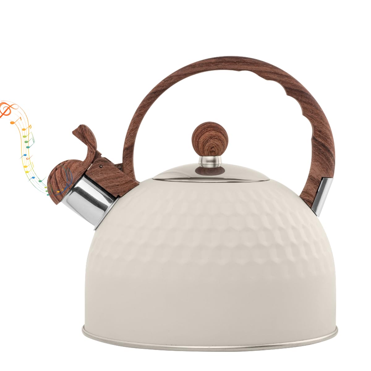 Supvox 2.5L Tea Kettle for Gas Stove and Induction Boiling Water Tea Pot Steel Kettle for Tea with High Pitch Whistle Anti Scald Handle Design Coffee Tea Pot for Kitchen Camping Supvox 2.5L Tea Kettle for Gas Stove and Induction Boiling Water Tea Pot Steel Kettle for Tea with High Pitch Whistle Anti Scald Handle Design Coffee Tea Pot for Kitchen Camping